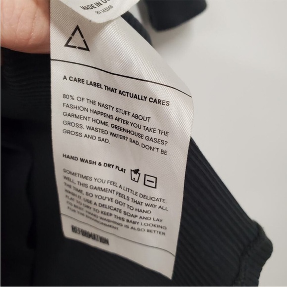 Reformation Black Mini Dress - Picture 10 of 10